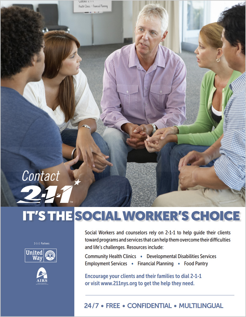 Print your own social worker ad